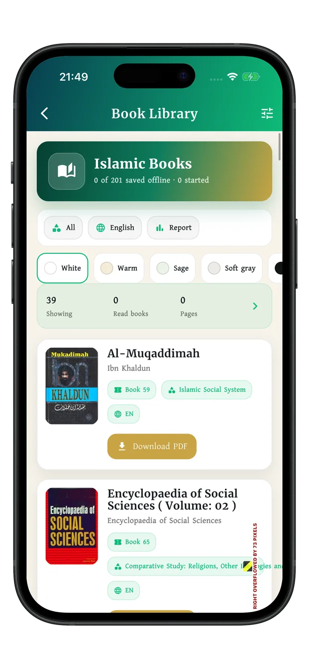 Islamic book library